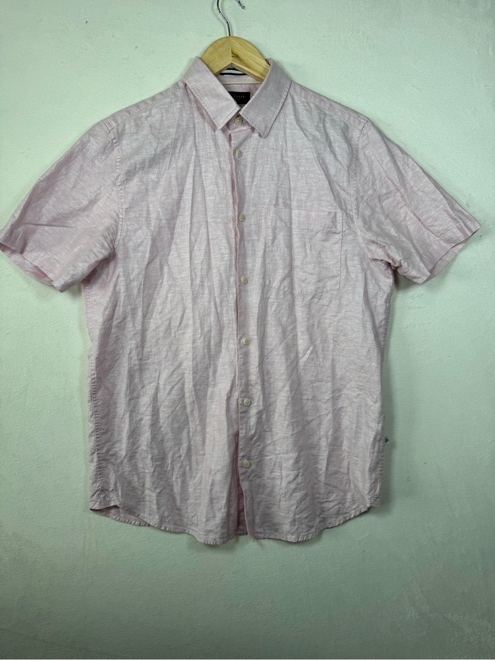 Ted Baker Light Pink Short-Sleeve Button-Down Shirt